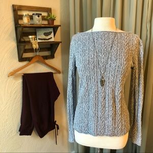 Ralph Lauren // Boatneck Cable-Knit Sweater